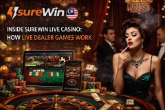 <b>Inside SureWin Live Casino: How Live Dealer Games Work</b>