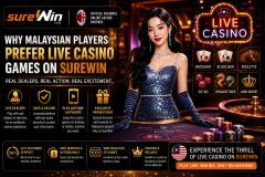 Why Malaysian Players Prefer Live Casino Games on SureWin